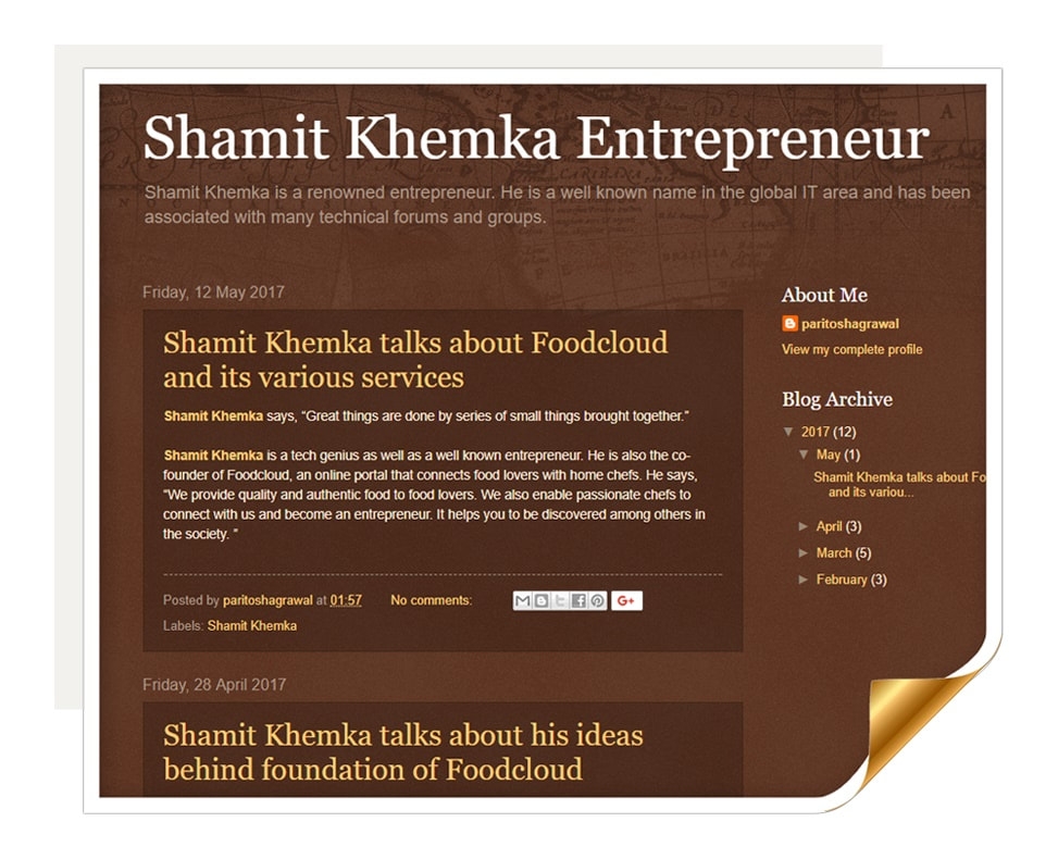 Shamit Khemka Entrepreneur.blogspot